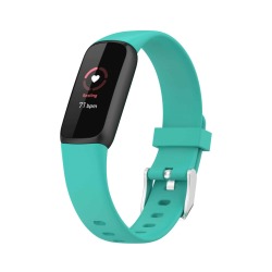 Killer Deals Silicone Strap For Fitbit Luxe 5 M l - Frost Blue - Strap Only Watch Excluded