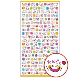 Kawaii MINI Funny Faces Stickers By Mind Wave