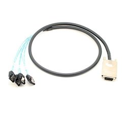 Cy SFF-8470 Infiniband Sas Host To 4 Sata 7PIN Hard Disk 6 Gb s Serial Attached Scsi Sas Specification Target Fanout Cable 1.0M