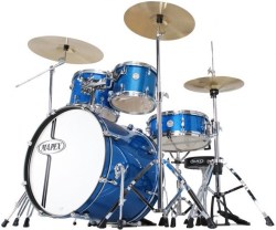 Prodigy 5PC Standard Drumkit - Blue Including Hardware