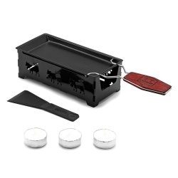 Iron Metal Non-stick Cheese Raclette Grill Plate Barbeclette Bbq Baking Tray