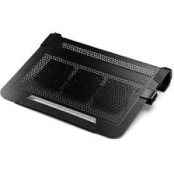 Cooler Master Notepal U3 Plus Cooling Stand For 19 Laptops Black