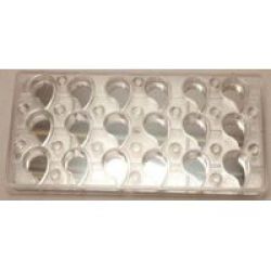 TBT Bakeware Chocolate Mould Magnetic Acrylic With Base comma