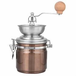 Manual Coffee Grinder Adjustable Burr Mill Stainless Steel Spice Nuts Grinding Mill Hand Crank Mill For Office Home