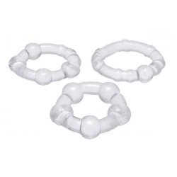 Trinity Penis Rings Set of 3 Clear