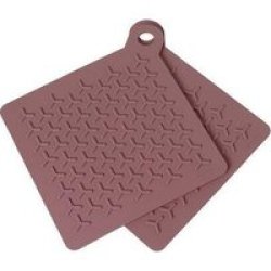 Potholders In Withered Rose Flip Set Of 2