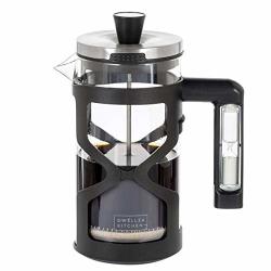 Dw Llza Kitchen French Press Coffee Maker - With 3 Minute Timer Handle 34 Ounce Triple Filtration System Includes 2 Additional Filters Glass Coffee French
