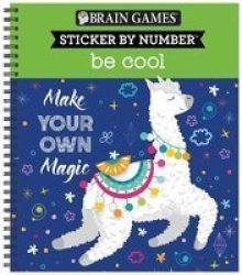 Sticker By Number Be Cool Spiral Bound