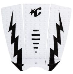 Creatures Mick Eugene Fanning Lite Surfboard Traction Pad - White Black