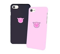 Pink Pig Couple LOVE_011348 Phone Case Cover Best Friend Matching Couple Bff Bae Couples Samsung Galaxy S9 - Samsung Galaxy S9