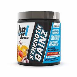 Bpi Sports Strength Gainz - Best Pre & Post Workout - Muscle Recovery Endurance - Creatine Dextrose Peak O2 Amino 9 Himalayan Pink Salt