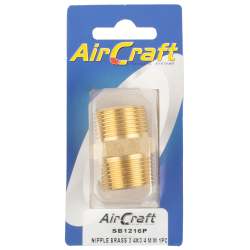 AirCraft Nipple Brass 3 4X3 4 M m 1PC Pack