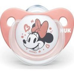 Nuk Minnie Mouse Soother 6 Months And Older Pink