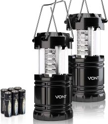 Vont 2 Pack LED Camping Lantern Batteries Included Nelspruit