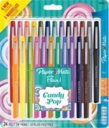 Flair Candy Pop Felt Tip Pens - Medium 0.7MM Set Of 24