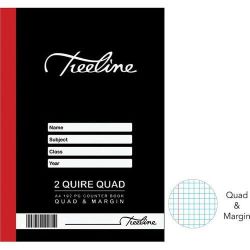 Treeline Hard Cover Counter Books 2 Quire A4 192 Pg - Q&m Pack Of 5