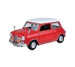 MINI Cooper Old Type Red Scale 1:18