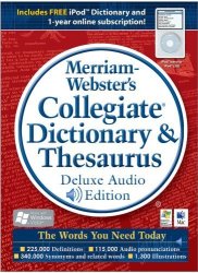 Merriam-webster's Collegiate Dictionary & Thesaurus Deluxe A