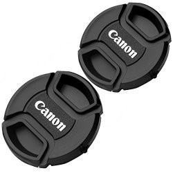 PCS 2 58MM Lens Cap For Canon Replaces E-58 II