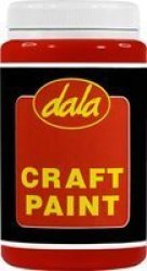 Dala Craft Paint Red 250ML