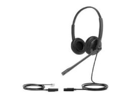 Yealink YHS34-DUAL Wired Headset With Qd To RJ-9 Port