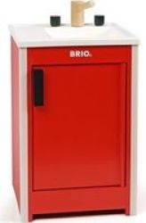 Brio Pretend Play Kitchen Sink Red