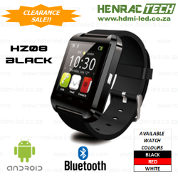 Smart Watch Bluetooth HZ08 Black With Touch Screen