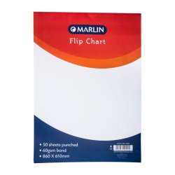 Marlin Bond Paper Flip Chart 50 Sheet 860 X 610MM