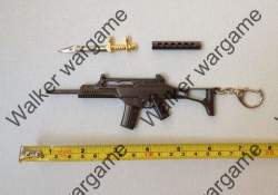 Miniature Gun Military Keychain Ring Ornaments Boutique Gift - Hk G36k Rifle