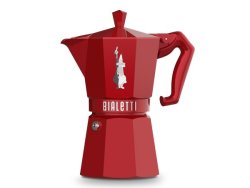 Bialetti Moka Colours 6 Cups Red