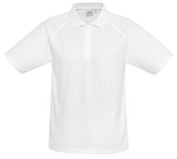 Biz Collection Kids Sprint Golf Shirt - White BIZ-7105