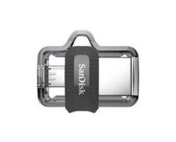 SanDisk Ultra Dual M3.0 64GB USB 3.2 Gen 1 Type-a Black Silver And Transparent USB Flash Drive