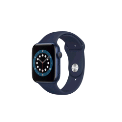Apple Watch Series 6 44MM Blue Aluminium Case With Deep Navy Sport Band - Regular