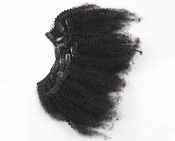 Tongda Afro Kinky Curly Clip In Human Hair Extensions Brazilian