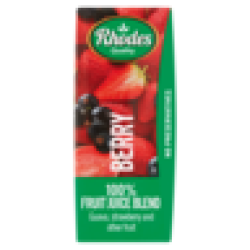 Rhodes 100% Berry Juice Box 200ML