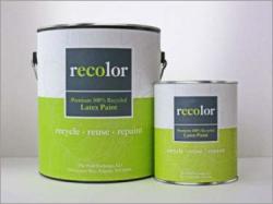 Recolor Paint 100% Recycled Interior Latex Paint Wall Finish 1 Gallon Interior - Pewter
