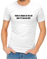 Magic In The Air Mens White T-Shirt XL