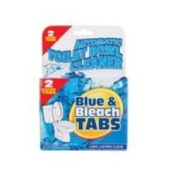 Toilet Freshener - Cistern Block - Blue & Bleach - 50G - Pack Of 2 - 5 Pack