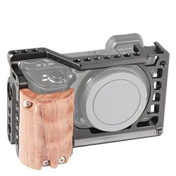 Deals On Smallrig Cage With Wooden Hand Grip For Sony Alpha A6500