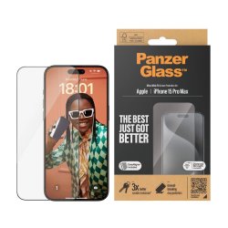 PanzerGlass Ultra-wide Screen Protector For Iphone 15 Pro Max