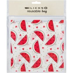 Clicks Reusable Bag Cactus & Watermelon Print 2-PIECE