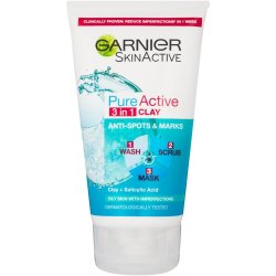 Garnier Pure Active 3-IN-1 Wash Scrub And Mask 150ML