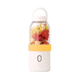 MINI Portable Juice Blender Bottle With USB Charger Rechargeable Juice Blender And Mixer For Home Outdoors Office And Travel Orange