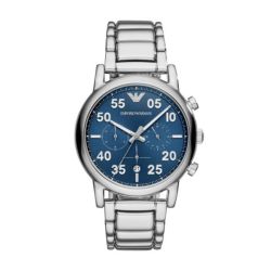 Emporio Armani Luigi Silver Stainless Steel Watch - AR11132