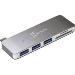 J5 Create JCD348 USB Type-c 5-IN-1 Ultradrive MINI Dock Silver