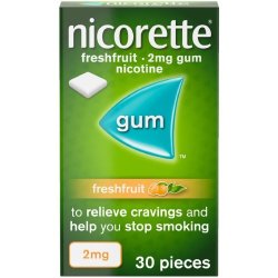 Nicorette Gum Freshfruit 2MG 30 Pieces