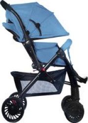 LITTLE BAMBINO Delux Buddy Baby Stroller Blue