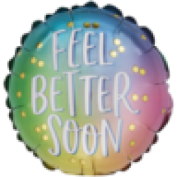 Feel Better Soon Ombre Balloon 22CM
