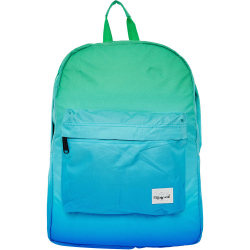 Spiral Green & Blue Faded Backpack