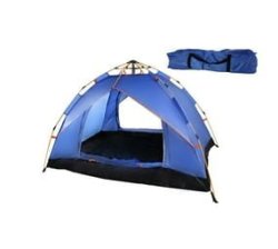 205 X 130CM Blue 2-PERSON Water-resistant Instant Camping Tent With Carry Bag